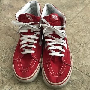 Red Old School Hightops